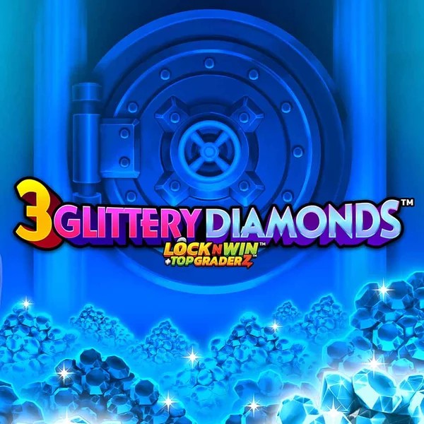 3 Glittery Diamonds casino game by PearFiction Studios – featured logo at Bet Orbit Casino