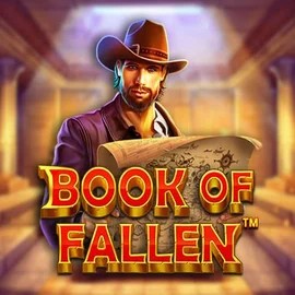Book Of Fallen slot logo by Pragmatic Play at Bet Orbit Casino