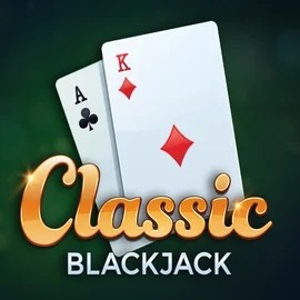 Classic Blackjack logo by Red Tiger Gaming Bet Orbit Casino