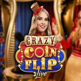 Crazy Coin Flip slot visual from Evolution available on betorbit.gr