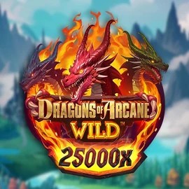 Official Slots logo: Dragons of Arcane Wild by Foxium at Bet Orbit Casino