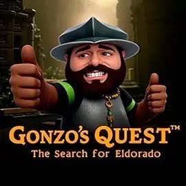 Gonzo's Quest slot logo by NetEnt at Bet Orbit CasinoGonzo's Quest