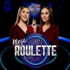 Mega Roulette slot logo by Pragmatic Play at Bet Orbit Casino