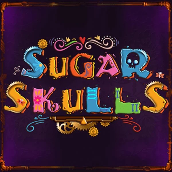 Sugar Skulls slot logo by Booming Games at Bet Orbit Casino