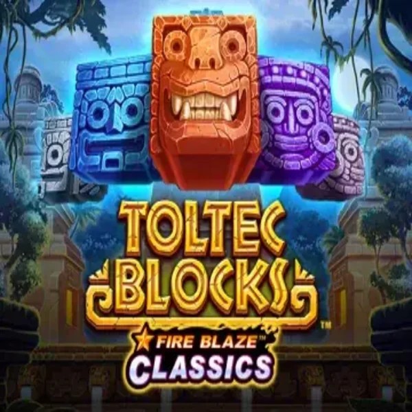 Fire Blaze: Toltec Blocks by Rarestone Gaming, showcased at betorbit.gr – game logo